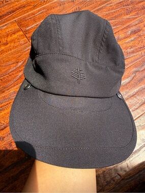 Coolibar Coolibar UPF 50+ Black Sports Sun Cap
